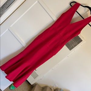 DVF. Fuschia bandage dress